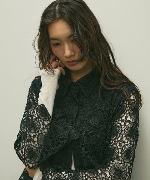 Classical cord lace shirt / クラシカルコードレースシャツ