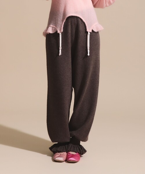 BEAMS COUTURE(ビームスクチュール)の「【1/9値下げ】カシミヤ パンツ(その他パンツ・レディース・ネイビー/ブラウン/ブラウン系その他3・ONE SIZE)」の4枚目の写真