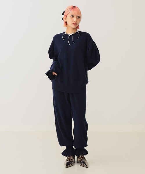 BEAMS COUTURE(ビームスクチュール)の「【1/9値下げ】カシミヤ パンツ(その他パンツ・レディース・ネイビー/ブラウン/ブラウン系その他3・ONE SIZE)」の7枚目の写真