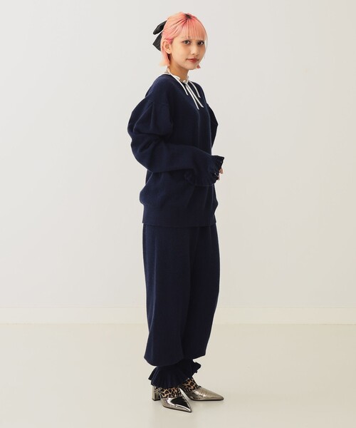 BEAMS COUTURE(ビームスクチュール)の「【1/9値下げ】カシミヤ パンツ(その他パンツ・レディース・ネイビー/ブラウン/ブラウン系その他3・ONE SIZE)」の8枚目の写真