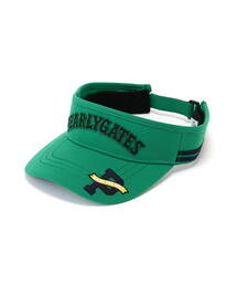 PEARLY GATES（パーリーゲイツ）の「【PEARLY GATES】ベースボールロゴリサイクルツイルバイザー (UNISEX)（サンバイザー）」