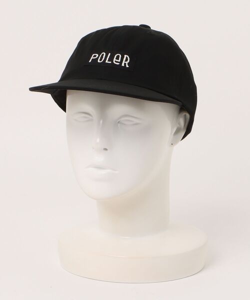 POLeR(ポーラー)の「POLER COTTON CAP(キャップ・メンズ・ブラック・FREE)」の3枚目の写真