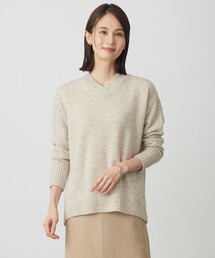 YAK BLEND Vネック ニット