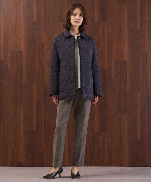 J.PRESS Ladies(J.プレス レディス)の「YAK BLEND Vネック ニット(ニット/セーター・レディース・ベージュ系/ライトグレー系/ブラウン系/ライトグリーン系・SMALL)」の10枚目の写真