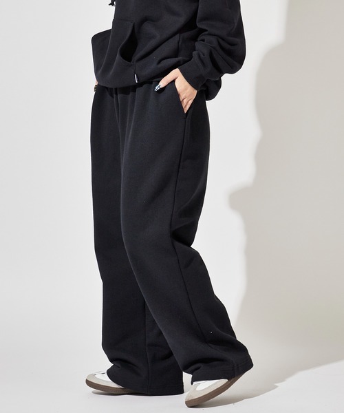 THOUSAND MILE/サウザンドマイル SWEAT PANTS 裏起毛 刺繍ロゴ