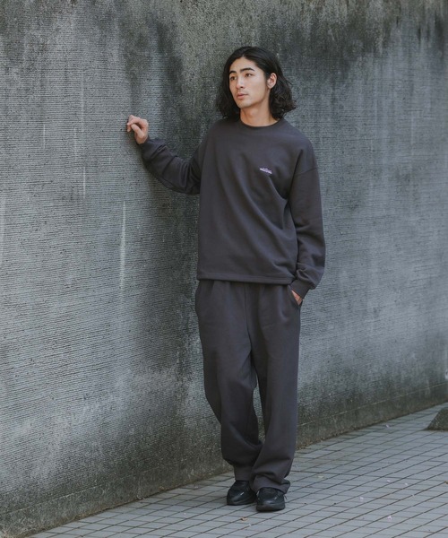 THOUSAND MILE/サウザンドマイル SWEAT PANTS 裏起毛 刺繍ロゴ