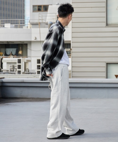 THOUSAND MILE/サウザンドマイル SWEAT PANTS 裏起毛 刺繍ロゴ