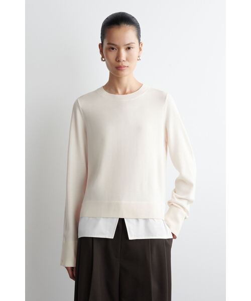 レイヤードメリノウールセーター（ニット/セーター）｜COS（コス）の