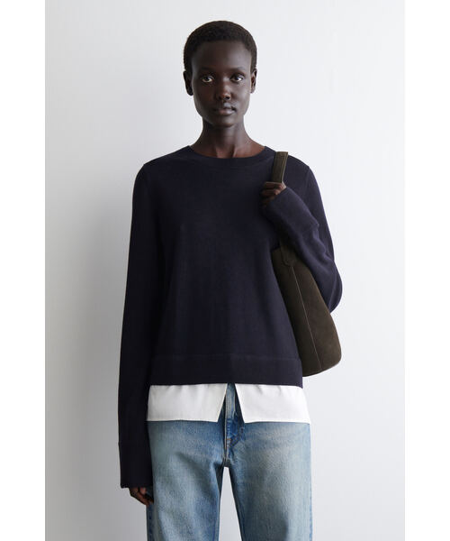 レイヤードメリノウールセーター（ニット/セーター）｜COS（コス）の