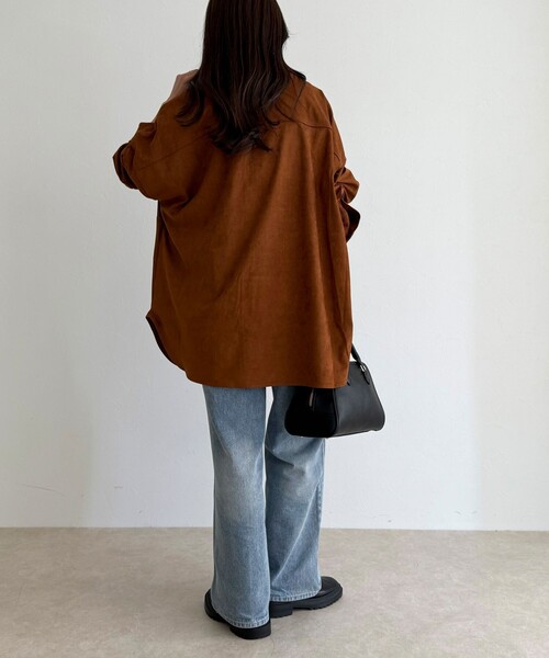 fredy emue(フレディエミュ)の「【LANCER CLOTHING CORPORATION】OVER SHIRTS SUEDE(シャツ/ブラウス・レディース・ブラウン/キャメル・38)」の20枚目の写真