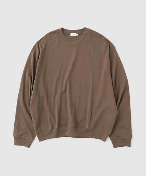 handvaerk(ハンドバーク)の「handvaerk / ハンドバーク CREW NECK L/S T(Tシャツ/カットソー・メンズ・ブラック系その他/チョコ・MEDIUM/LARGE)」の2枚目の写真