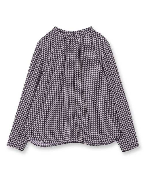 INDIVI(インディヴィ)の「【通勤/オフィス】タックジョーゼットブラウス(シャツ/ブラウス・レディース・ホワイト/ブルー系5/ネイビー系・40/38/36/03/05/13/15 /19)」の4枚目の写真