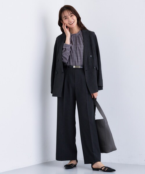 INDIVI(インディヴィ)の「【通勤/オフィス】タックジョーゼットブラウス(シャツ/ブラウス・レディース・ホワイト/ブルー系5/ネイビー系・40/38/36/03/05/13/15 /19)」の14枚目の写真