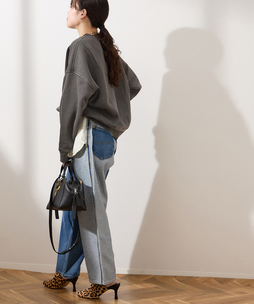 journal standard L'essage（ジャーナルスタンダードレサージュ）の「【RUNNING~】ピグメントスウェットプルオーバー（スウェット・レディース・ブラック/ベージュ/ブラウン・FREE）」の21枚目の写真