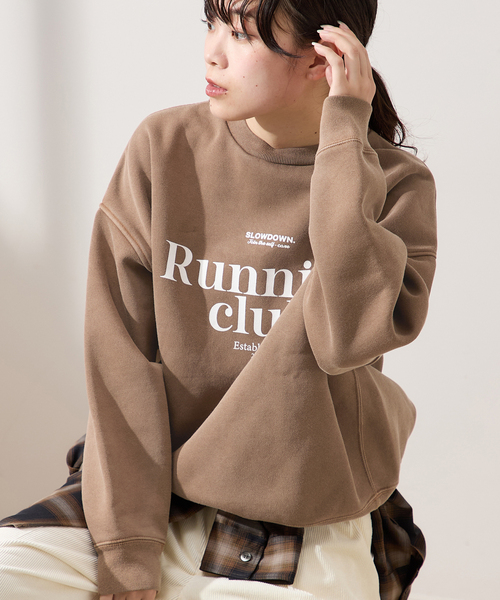 RUNNING~】ピグメントスウェットプルオーバー（スウェット）｜journal
