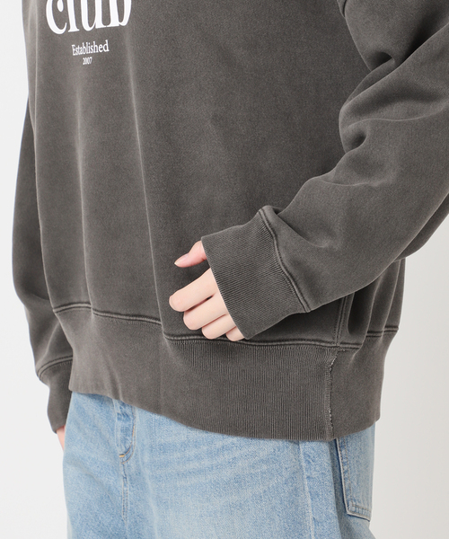 journal standard L'essage（ジャーナルスタンダードレサージュ）の「【RUNNING~】ピグメントスウェットプルオーバー（スウェット・レディース・ブラック/ベージュ/ブラウン・FREE）」の12枚目の写真