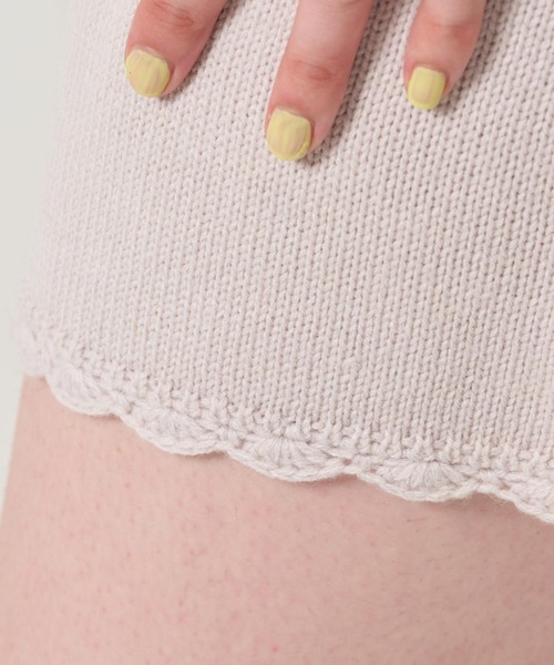 TINA：JOJUN（ティーナジョジュン）の「ヴィンテージライク ニット ジャンスカ TINA：JOJUN（ジャンパースカート・レディース・ラベンダー/アイボリー・M）」の22枚目の写真