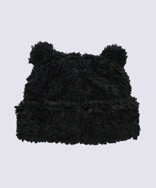 BASICKS（ベイシックス）の「【BASICKS/ベイシックス】Bear Beanie（ニットキャップ/ビーニー・メンズ・ブラック/ダークブラウン/ブラウン・M）」の6枚目の写真