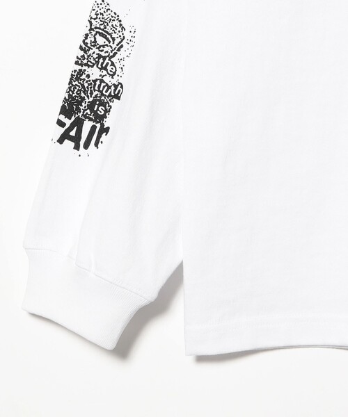 BEAMS T(ビームスティー)の「Life is Unfair / Long Sleeve T-Shirt(Tシャツ/カットソー・メンズ・ホワイト・S/M/L/XL)」の4枚目の写真