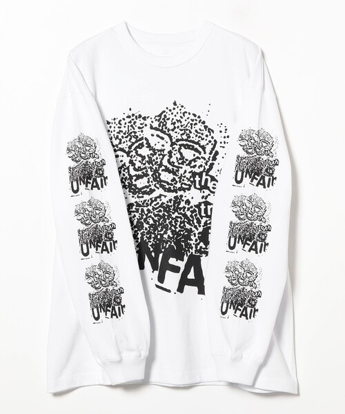 BEAMS T(ビームスティー)の「Life is Unfair / Long Sleeve T-Shirt(Tシャツ/カットソー・メンズ・ホワイト・S/M/L/XL)」の5枚目の写真