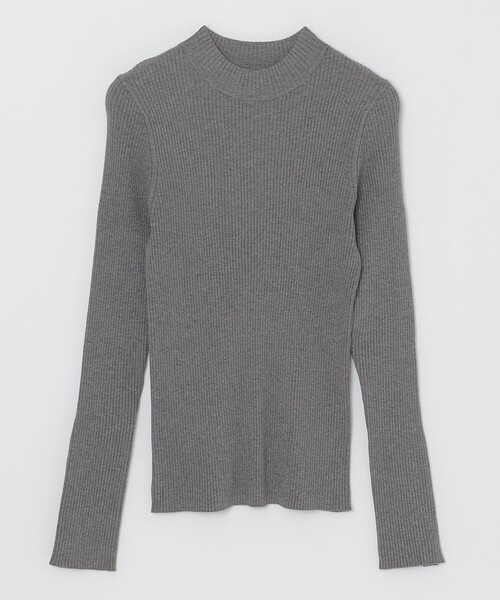 BLUE LABEL CRESTBRIDGE（ブルーレーベルクレストブリッジ）の「レーヨンストレッチタートルニット（ニット/セーター・レディース・グレー系その他/ブラック/オフホワイト/ホワイト・38）」の19枚目の写真