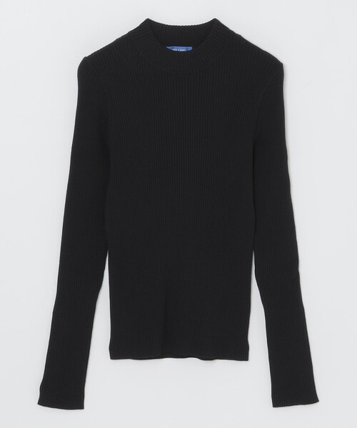 BLUE LABEL CRESTBRIDGE(ブルーレーベルクレストブリッジ)の「レーヨンストレッチタートルニット(ニット/セーター・レディース・グレー系その他/ブラック/オフホワイト/ホワイト・38)」の5枚目の写真