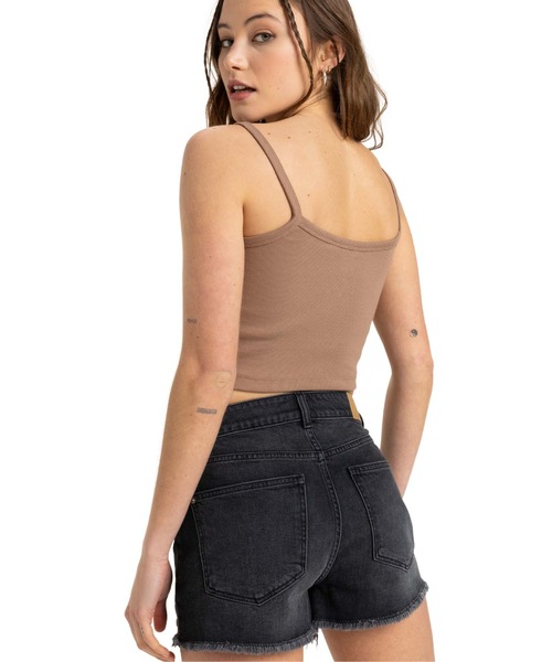 ROXY(ロキシー)の「NEW SWELL DENIM SHOR/ロキシーブラックデニムショートパンツ(デニムパンツ・レディース・ブラック・26inch/28inch/25inch/27inch)」の2枚目の写真