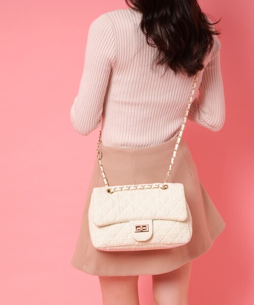 Ober Tashe（オーバータッシェ）の「2WAYショルダーバッグ（ショルダーバッグ・レディース・ピンク系/アイボリー/ブラック・FREE）」の4枚目の写真