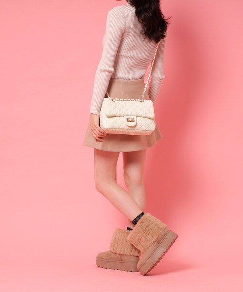 Ober Tashe（オーバータッシェ）の「2WAYショルダーバッグ（ショルダーバッグ・レディース・ピンク系/アイボリー/ブラック・FREE）」の5枚目の写真