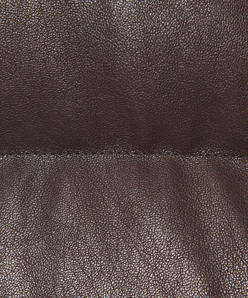 MONKEY TIME（モンキータイム）の「レザーライク ダウン ジャケット（ダウンジャケット/コート・メンズ・ブラック/ダークブラウン・S/M/L/XL）」の7枚目の写真