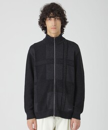 【新品.タグ付き】♡ブルーレーベルクレストブリッジ♡ニットパーカー♡ブラック♡ BLUE LABEL / BLACK LABEL CRESTBRIDGE｜ブルーレーベル