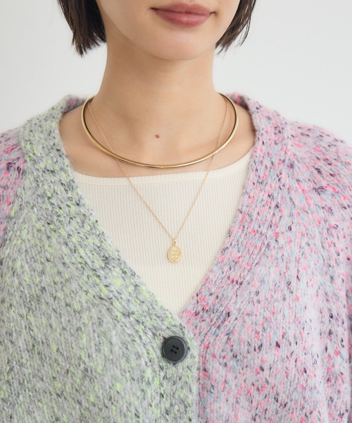 KATHARINE ROSS(キャサリンロス)の「【KATHARINE ROSS】ブレンドヤーンパネルカーディガン(カーディガン/ボレロ・レディース・パープル/ピンク・MEDIUM)」の21枚目の写真