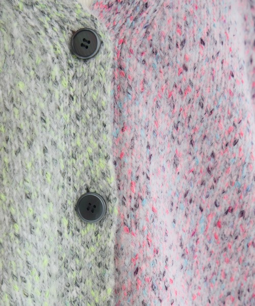 KATHARINE ROSS(キャサリンロス)の「【KATHARINE ROSS】ブレンドヤーンパネルカーディガン(カーディガン/ボレロ・レディース・パープル/ピンク・MEDIUM)」の22枚目の写真