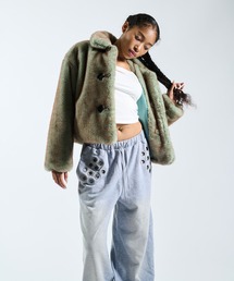 F/FUR VOLUME BLOUSON