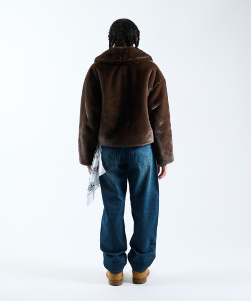 FTW（エフティダブリュー）の「F/FUR VOLUME BLOUSON（ブルゾン・レディース・ブラウン/ベージュ/ブルー・FREE）」の10枚目の写真