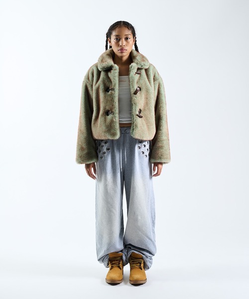 FTW（エフティダブリュー）の「F/FUR VOLUME BLOUSON（ブルゾン・レディース・ブラウン/ベージュ/ブルー・FREE）」の15枚目の写真