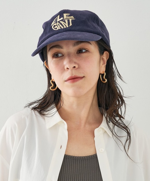 Nine Tailor（ナインテイラー）の「【WEB限定】【Nine Tailor/ナインテーラー】Woodruff Cap（キャップ・レディース・ダークブラウン/パープル/アイボリー・フリー）」の3枚目の写真
