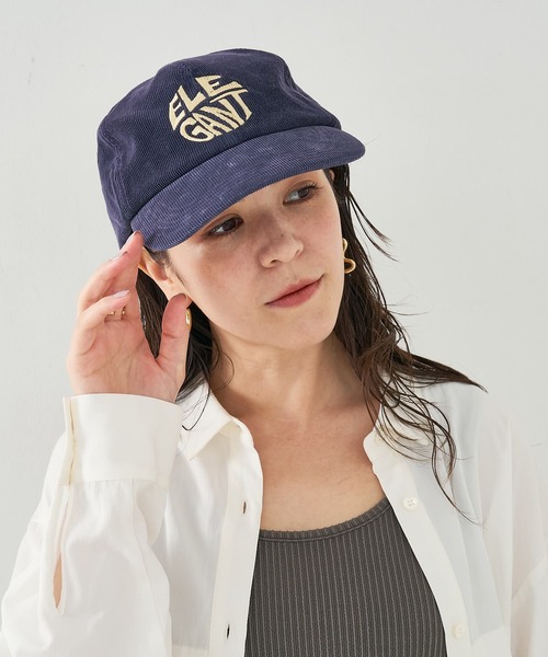 Nine Tailor（ナインテイラー）の「【WEB限定】【Nine Tailor/ナインテーラー】Woodruff Cap（キャップ・レディース・ダークブラウン/パープル/アイボリー・フリー）」の13枚目の写真