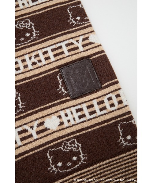 MOUSSY（マウジー）の「HELLO KITTY RETRO STRIPE ストール（ストール/ショール・レディース・ネイビー/ブラウン・FREE）」の11枚目の写真