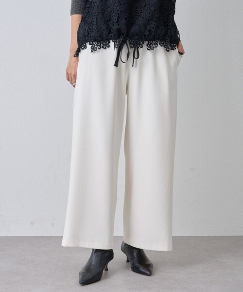BEARDSLEY ビアズリー 細コードワイドパンツ　ウエストリブパンツ BEARDSLEY（ビアズリー）の「細コードワイドパンツ（その他