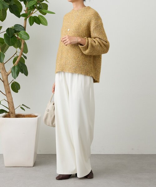 BEARDSLEY（ビアズリー）の「裏起毛ウエストリブパンツ（その他パンツ