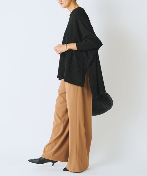 BEARDSLEY(ビアズリー)の「裏起毛ウエストリブパンツ(その他パンツ・レディース・ブラック/キャメル/ホワイト・0/2/1)」の17枚目の写真