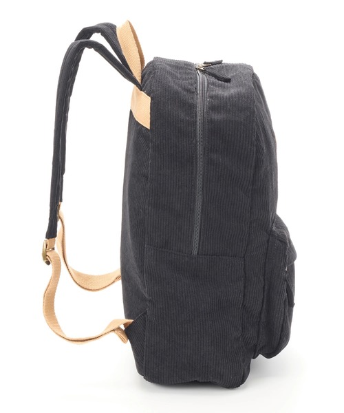 BILLABONG(ビラボン)の「BILLABONG レディース 24E653502-SCHOOLS OU バックパック/リュック 【2025年秋冬モデル】 @autumn/ビラボンコーデュロイリュック(バックパック/リュック・レディース・ブラック・FREE)」の3枚目の写真