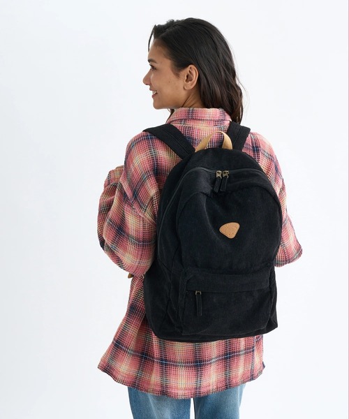 BILLABONG(ビラボン)の「BILLABONG レディース 24E653502-SCHOOLS OU バックパック/リュック 【2025年秋冬モデル】 @autumn/ビラボンコーデュロイリュック(バックパック/リュック・レディース・ブラック・FREE)」の11枚目の写真