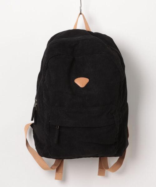 BILLABONG(ビラボン)の「BILLABONG レディース 24E653502-SCHOOLS OU バックパック/リュック 【2025年秋冬モデル】 @autumn/ビラボンコーデュロイリュック(バックパック/リュック・レディース・ブラック・FREE)」の6枚目の写真