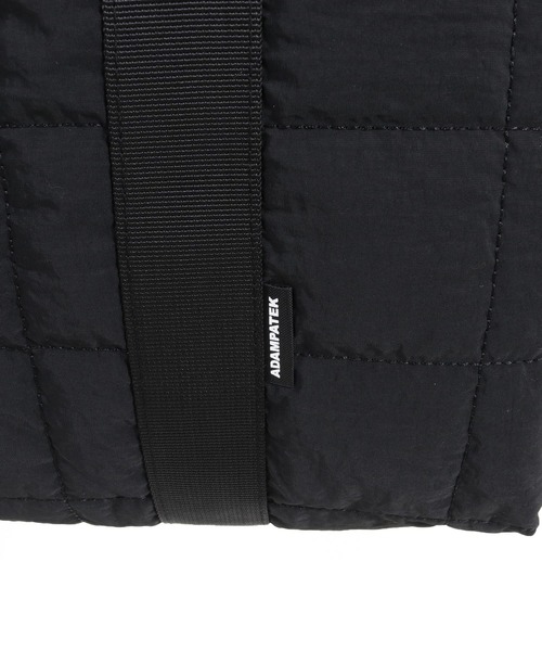 ADAM PATEK（アダムパテック）の「【RES】【ADAMPATEK】square quilt shoulder tote bag/スクエアキルトビッグショルダートートバッグ（トートバッグ・メンズ・カーキ/グレー/ブラック・FREE）」の17枚目の写真