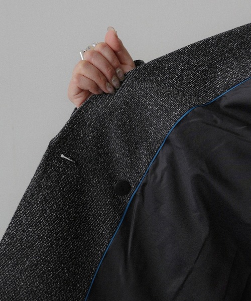 Floran（フローラン）の「ツイードテーラードジャケット（テーラードジャケット・レディース・ブラック/ブラウン・FREE）」の21枚目の写真