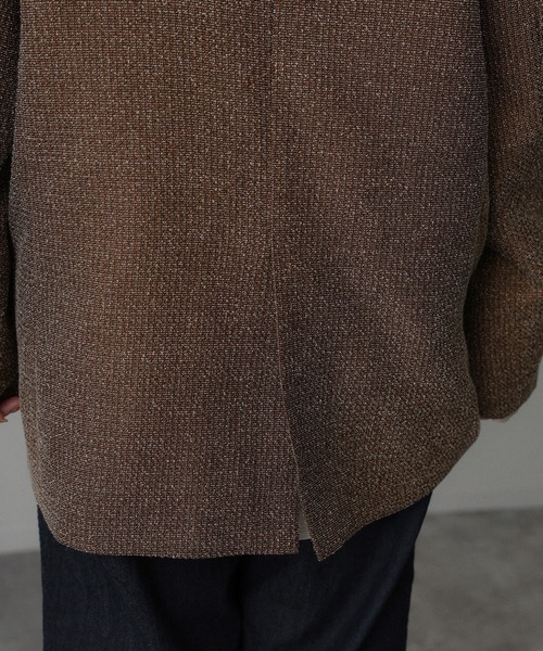 Floran（フローラン）の「ツイードテーラードジャケット（テーラードジャケット・レディース・ブラック/ブラウン・FREE）」の19枚目の写真