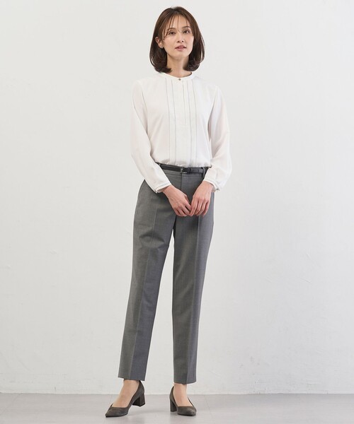 J.PRESS Ladies(J.プレス レディス)の「シュノワデシン カットソー(Tシャツ/カットソー・レディース・ホワイト系・SMALL)」の2枚目の写真