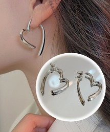 ピアス オープンハート?